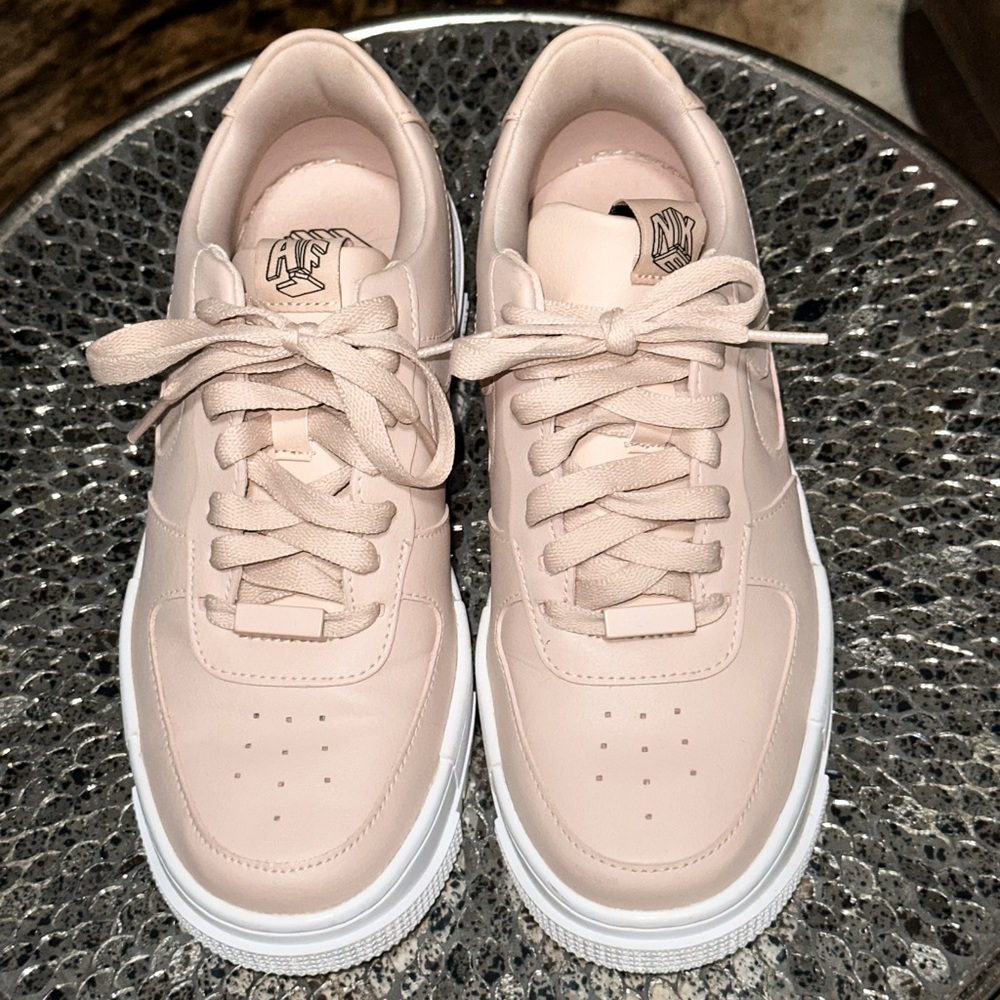 Nike Air Force Women's Blush Pink Sneakers